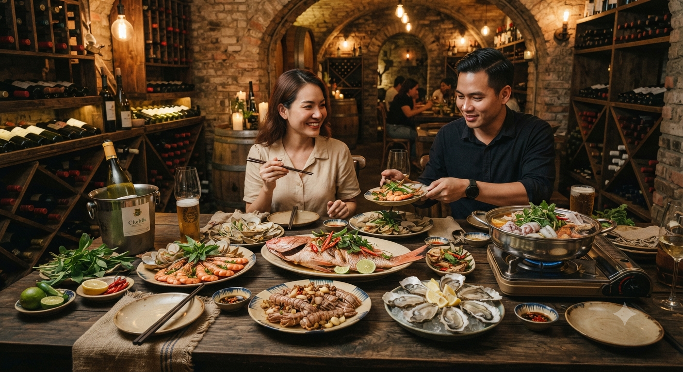 Thực đơn Hải sản tươi sống – Đậm đà hương vị biển