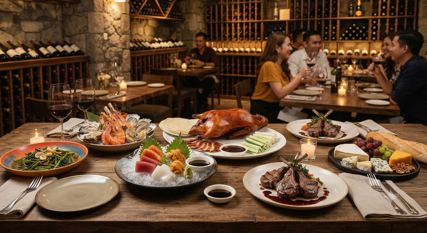 Ẩm thực tinh hoa và đa dạng